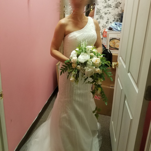 NWT Bicici Coty Wedding Dress, Medium, off white - Picture 9 of 9